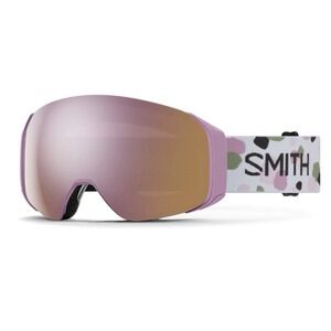 Smith 4D Mag S Snow Goggles Proper Pink Paint Brush CP Everyday Rose Gold Mirror